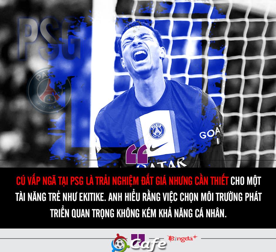 Hugo Ekitike: Từ đứa trẻ núp sau lưng Messi thành chủ công của Liverpool