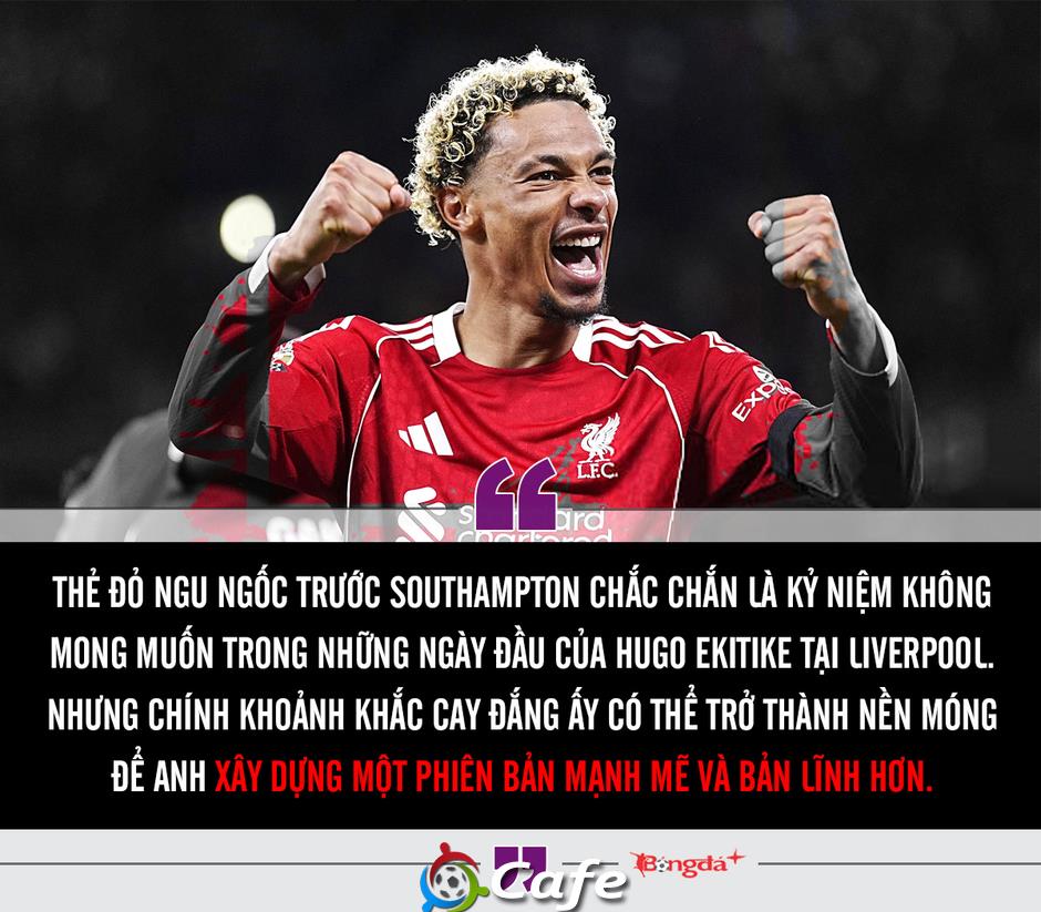 Hugo Ekitike: Từ đứa trẻ núp sau lưng Messi thành chủ công của Liverpool