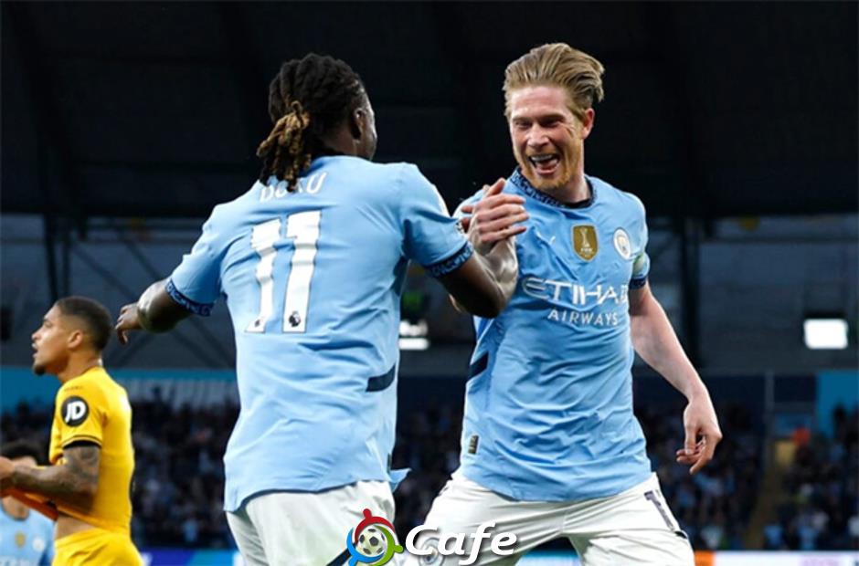 Jeremy Doku  cán mốc đáng nhớ sau thắng lợi của Man City trước Wolves