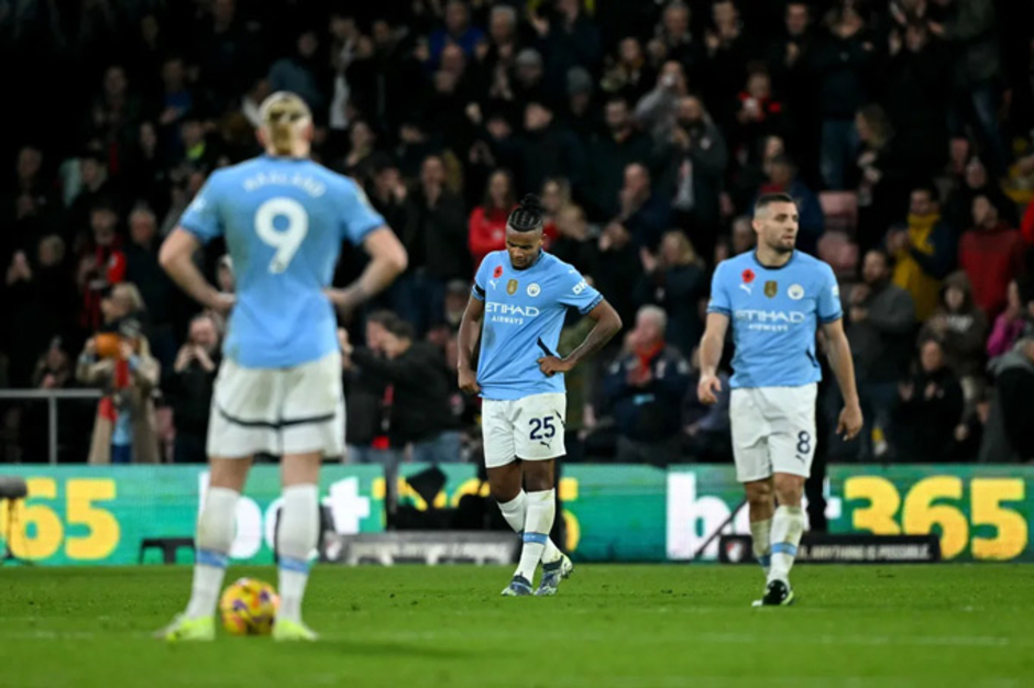 Kết quả Bournemouth 2-1 Man City: Man xanh thua trận thứ 2 liên tiếp trên mọi đấu trường