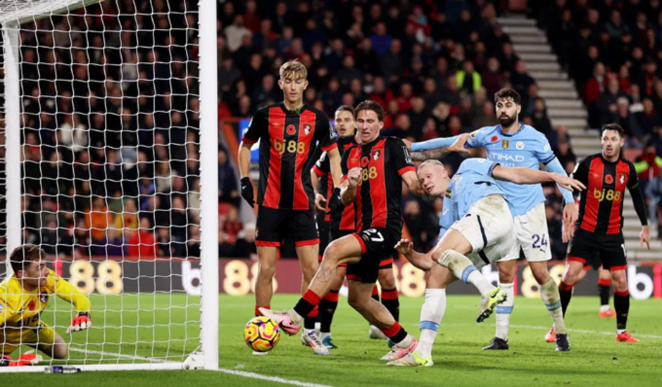 Kết quả Bournemouth 2-1 Man City: Man xanh thua trận thứ 2 liên tiếp trên mọi đấu trường