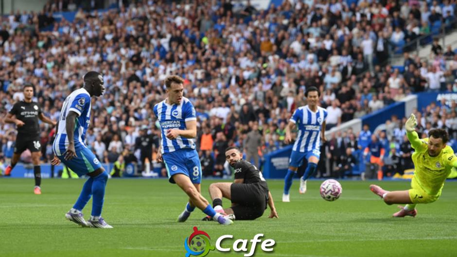 Kết quả Brighton 2-1 Man City: Man xanh lại thua