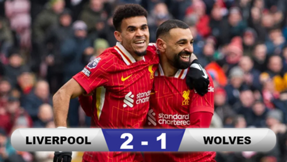 Kết quả Liverpool 2-1 Wolves: The Reds tái lập cách biệt 7 điểm với Arsenal