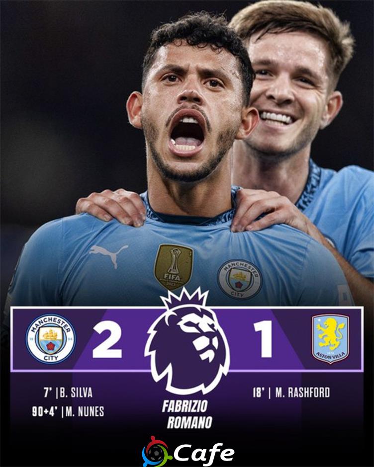 Kết quả Man City 2-1 Aston Villa: The Citizens trở lại Top 3