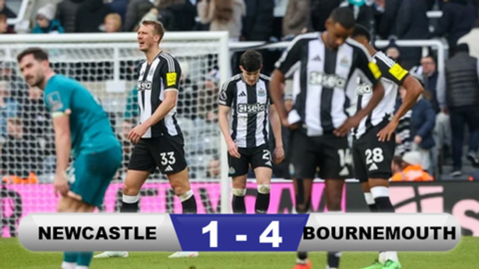 Kết quả Newcastle 1-4 Bournemouth: Chích chòe đứt mạch thắng