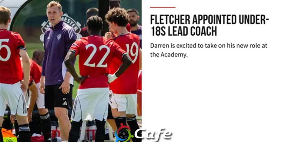 MU 'giáng chức' Darren Fletcher xuống đội trẻ
