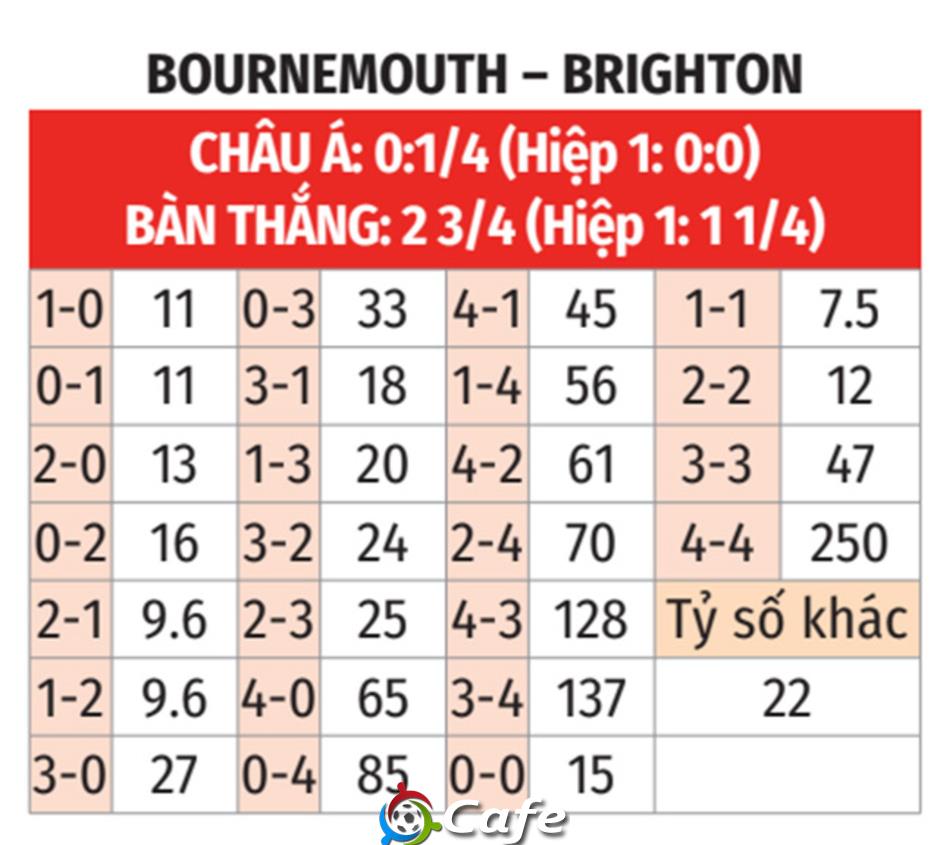 Nhận định bóng đá Bournemouth vs Brighton, 21h00 ngày 13/9: Tin vào chim mòng biển