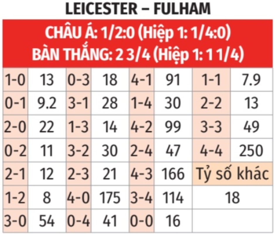 Nhận định bóng đá Leicester vs Fulham, 22h00 ngày 18/1: Chia điểm