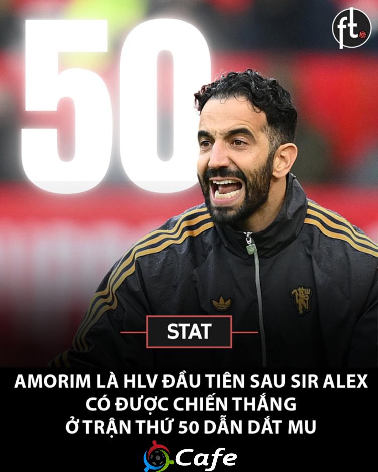 Ruben Amorim lập kỳ tích mà MU chưa từng thấy kể từ thời Sir Alex Ferguson năm 1987