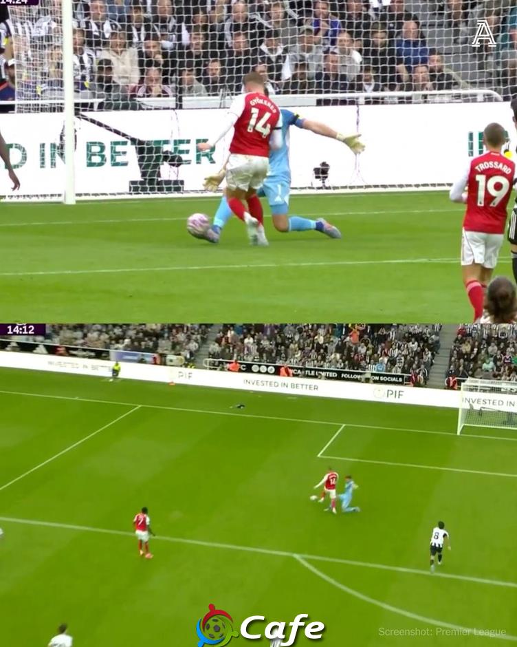Trọng tài gây bức xúc khi tước quả phạt đền gây tranh cãi của Arsenal