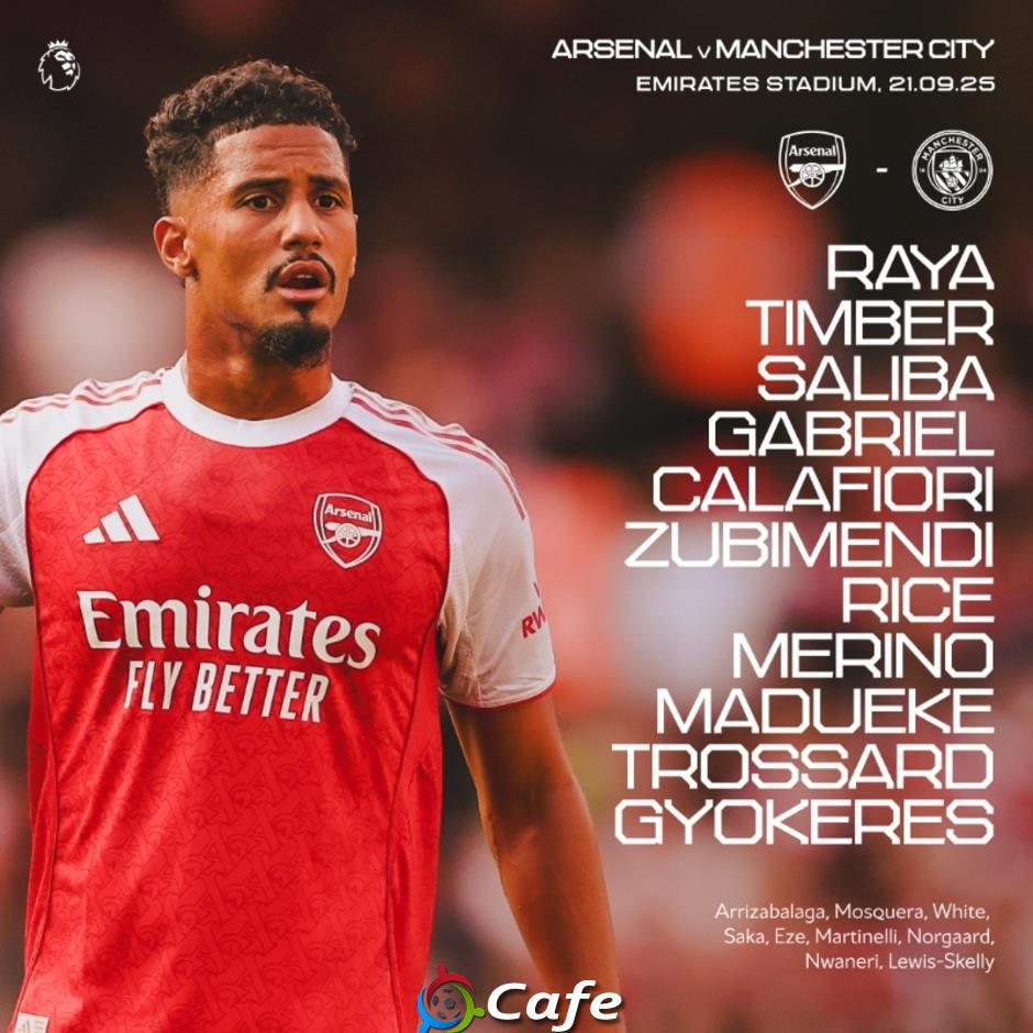 Trực tiếp Arsenal 1-1 Man City: Martinelli lập công cho Pháo thủ