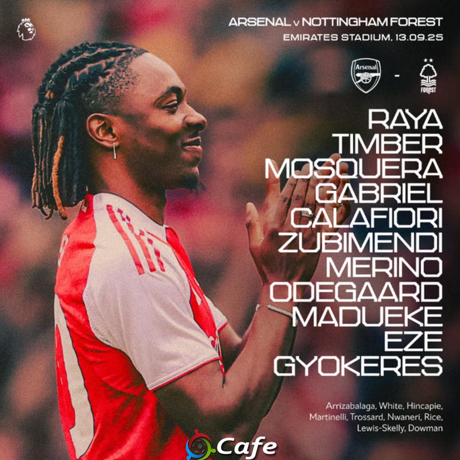 Trực tiếp Arsenal vs Nottingham: Eze ra mắt Pháo thủ