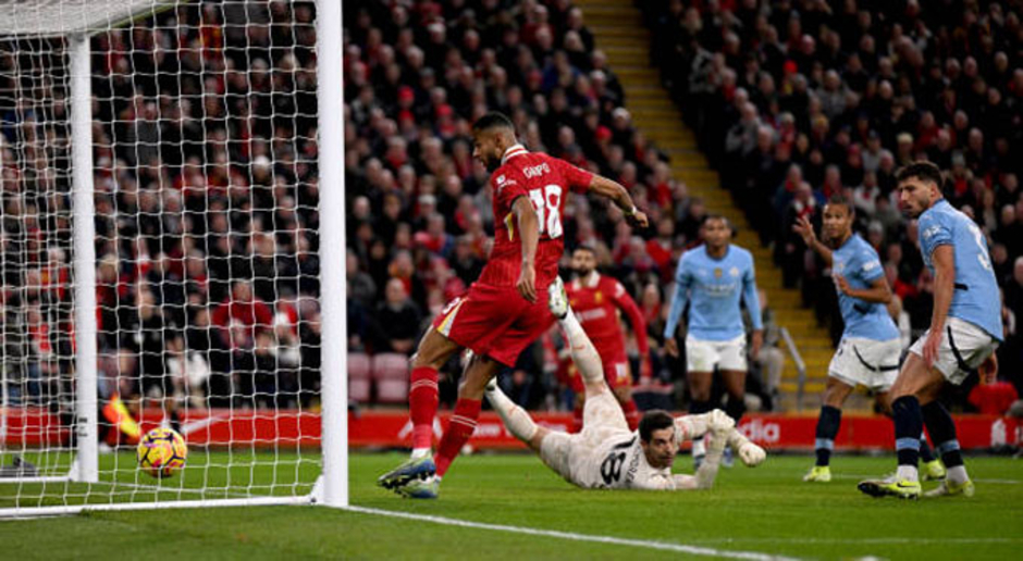 Trực tiếp Liverpool 1-0 Man City: Haaland chưa có nổi 1 pha dứt điểm