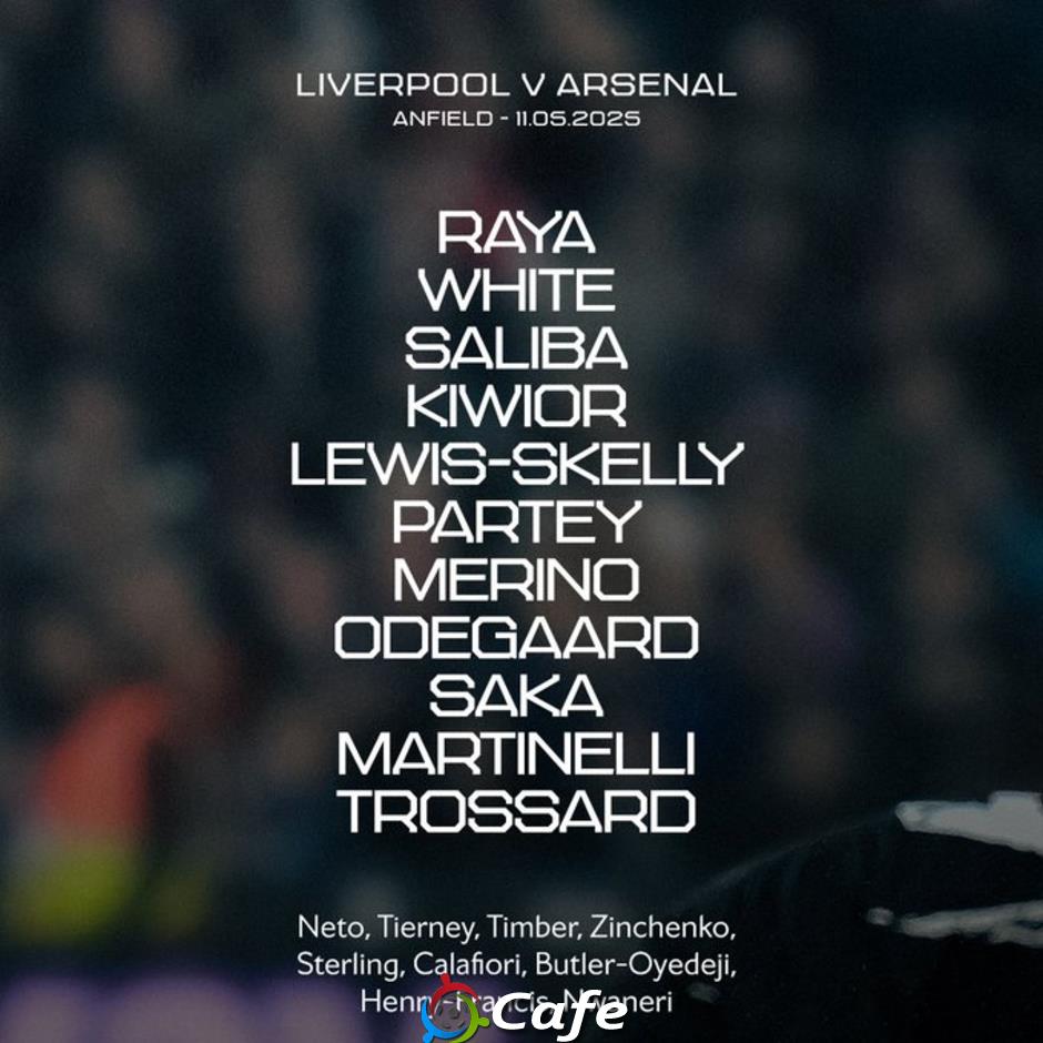 Trực tiếp Liverpool 2-1 Arsenal: Martinelli lập công