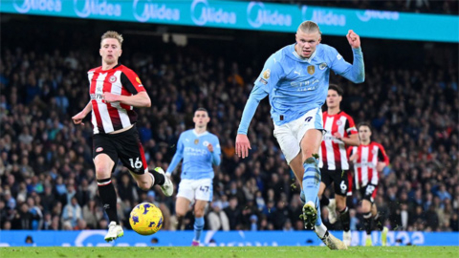 Trực tiếp Man City vs Brentford: Haaland đá chính