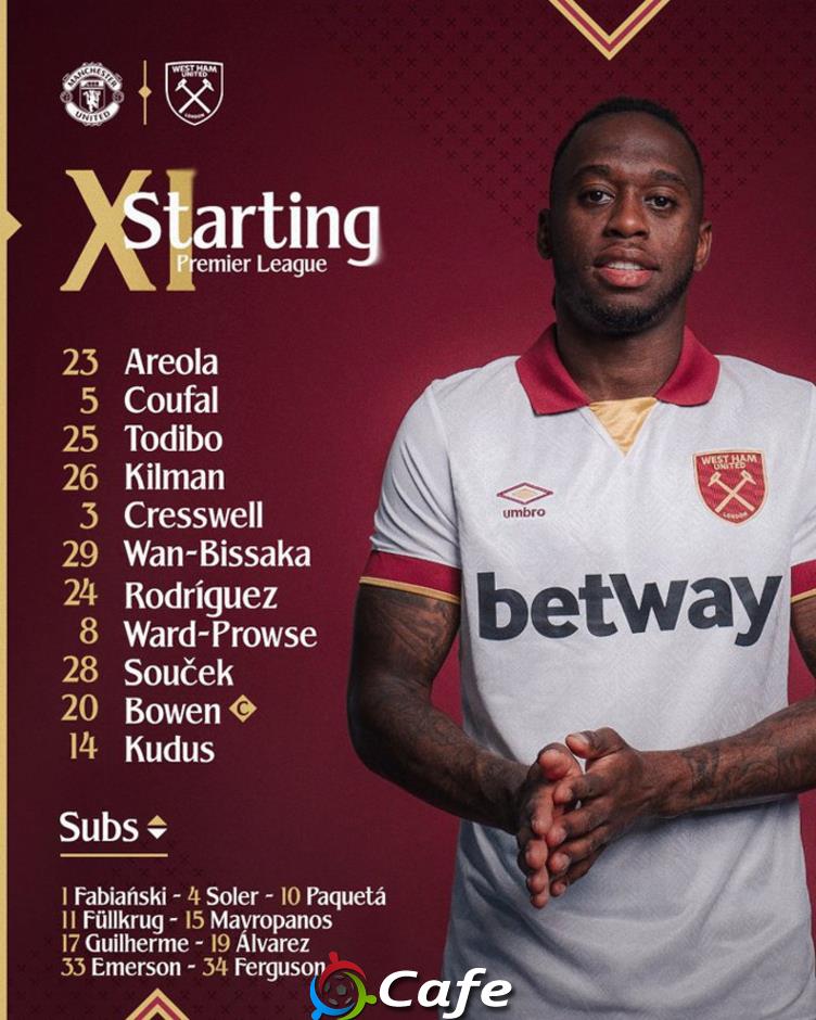 Trực tiếp MU 0-1 West Ham: Quỷ đỏ thủng lưới
