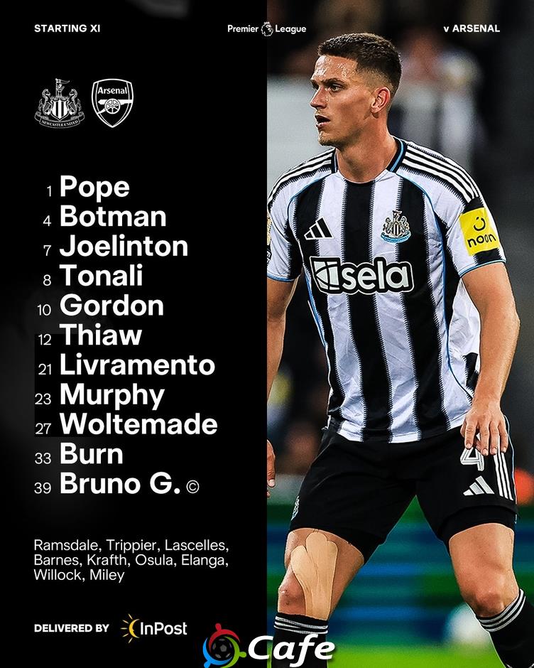 Trực tiếp Newcastle vs Arsenal, 22h30 ngày 28/9: Zubimendi, Eze và Gyokeres đá chính
