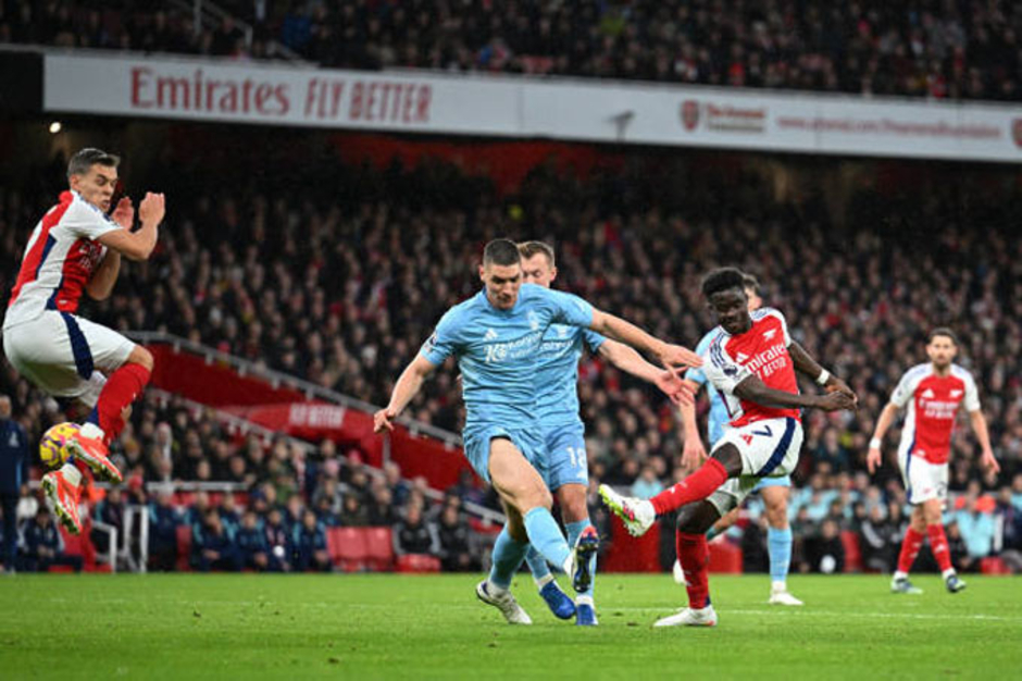 Tường thuật Arsenal 3-0 Nottingham