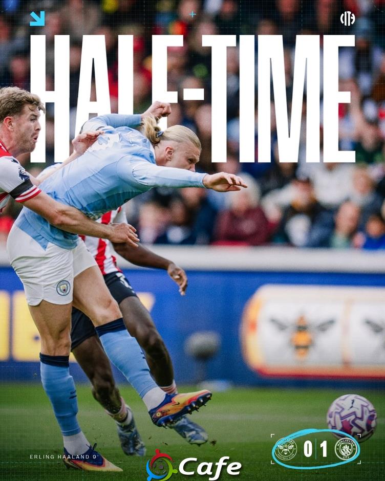 Tường thuật Brentford 0-1 Man City