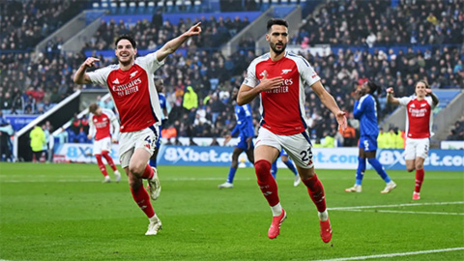 Tường thuật Leicester 0-2 Arsenal