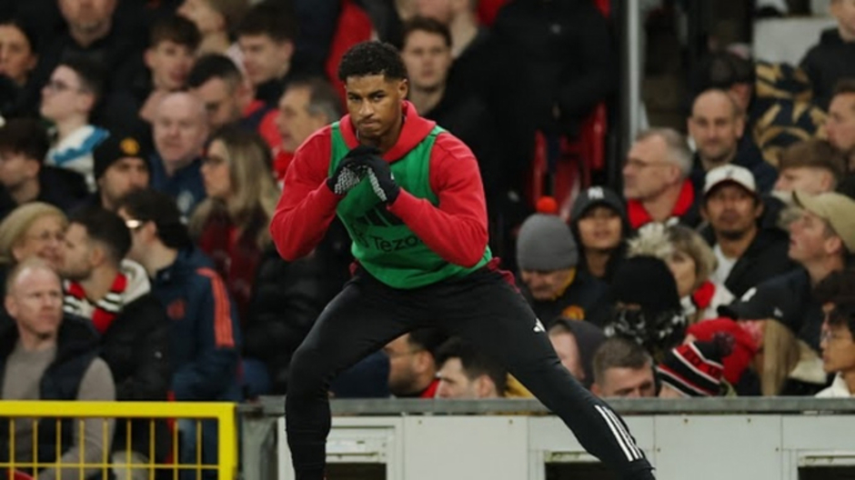 Vì sao Amorim để Rashford dự bị cả trận?