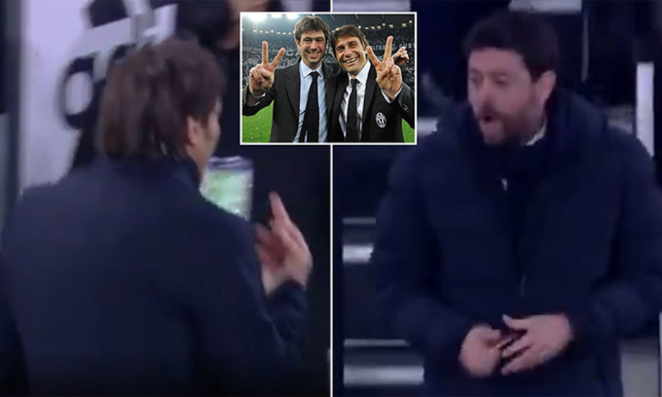 Conte lần đầu đối đầu trực tiếp với fan Juventus thù địch