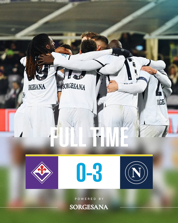 Kết quả Fiorentina 0-3 Napoli: Lukaku và McTominay hạ đẹp De Gea