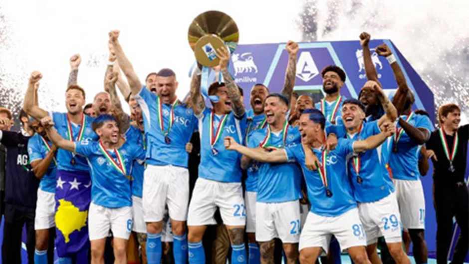 McTominay và Lukaku giúp Napoli vô địch Serie A 2024/25