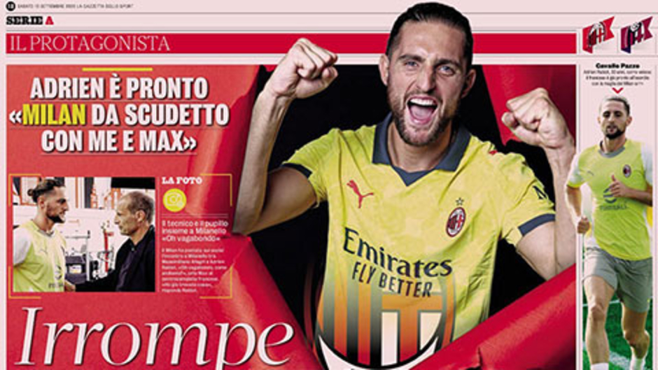 Rabiot đá chính tại Milan chỉ sau 3 buổi tập?