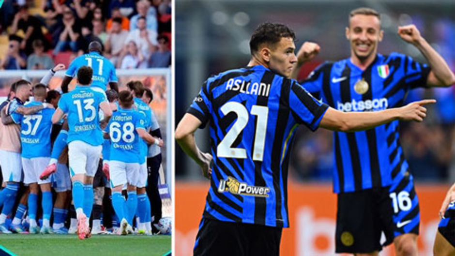 Vòng 35 Serie A: Napoli và Inter Milan đua vô địch nghẹt thở