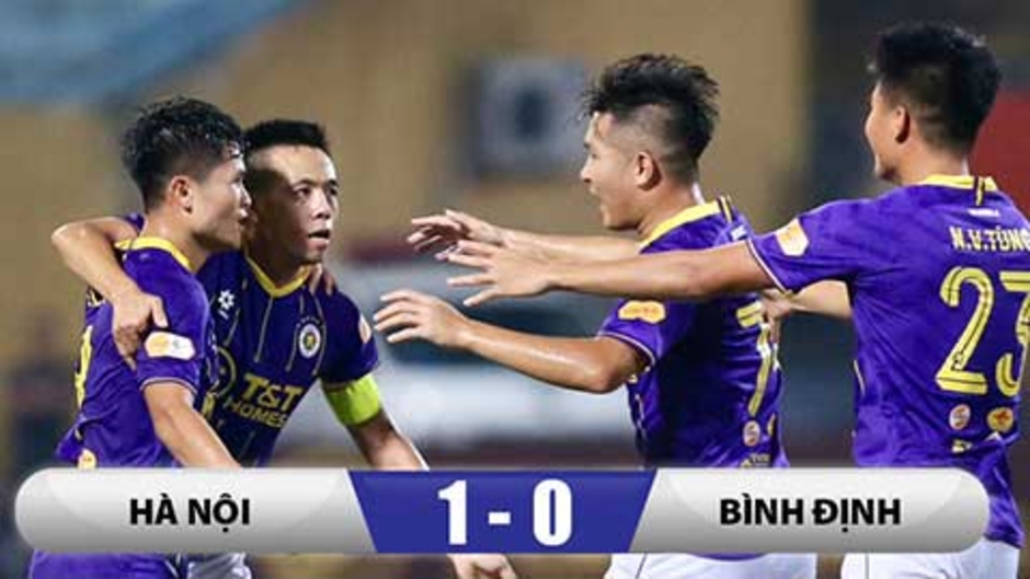 Kết quả Hà Nội 1-0 Bình Định: Cứu tinh Văn Quyết