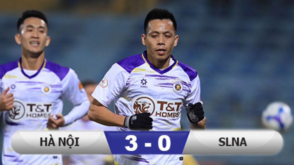 Kết quả Hà Nội 3-0 Sông Lam Nghệ An: Văn Quyết 