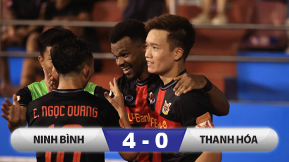 Kết quả Ninh Bình 4-0 Thanh Hóa: Chiến thắng 