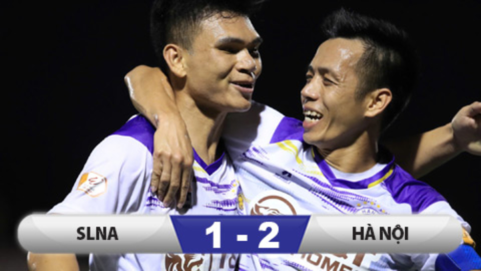 Kết quả SLNA 1-2 Hà Nội: Nghẹt thở đến phút cuối cùng