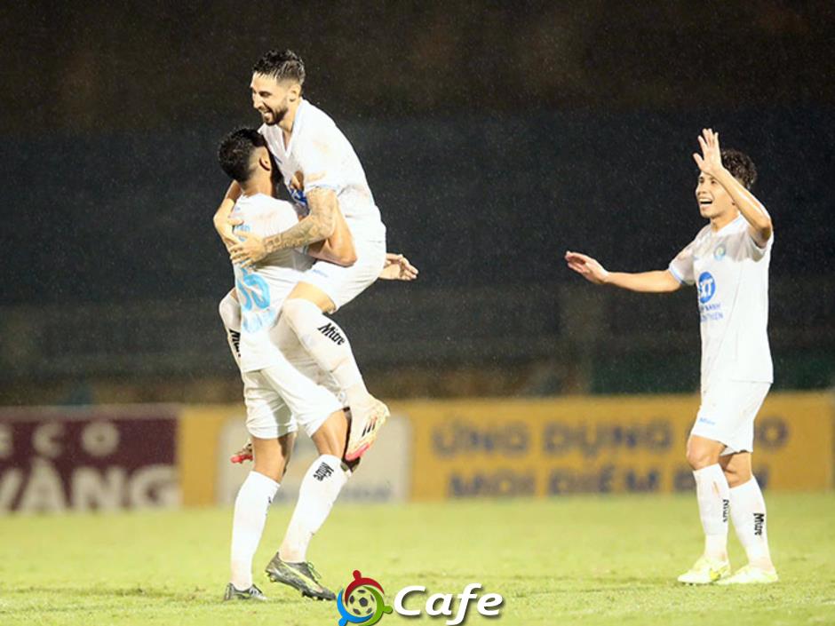 Kết quả Sông Lam Nghệ An 2-3 Nam Định: 99% vô địch V.League