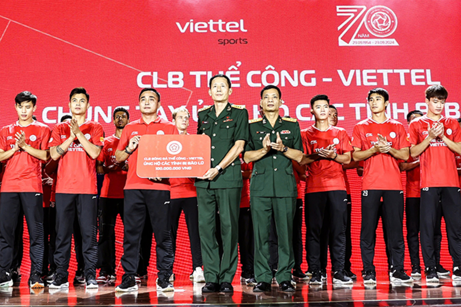 Thể Công Viettel quyết tranh cúp vô địch V.League 2024/25 với Nam Định, CAHN