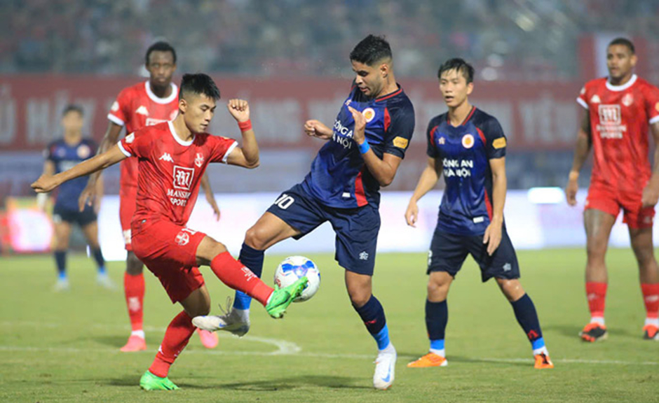 Tường thuật Hải Phòng 1-1 Công an Hà Nội